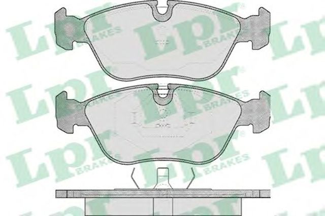 Колодки тормозные дисковые комплект 05P436 LPR