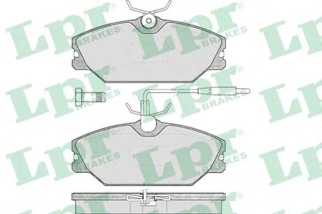 05P445 LPR Колодки тормозные передние дисковые купить в Черкассы