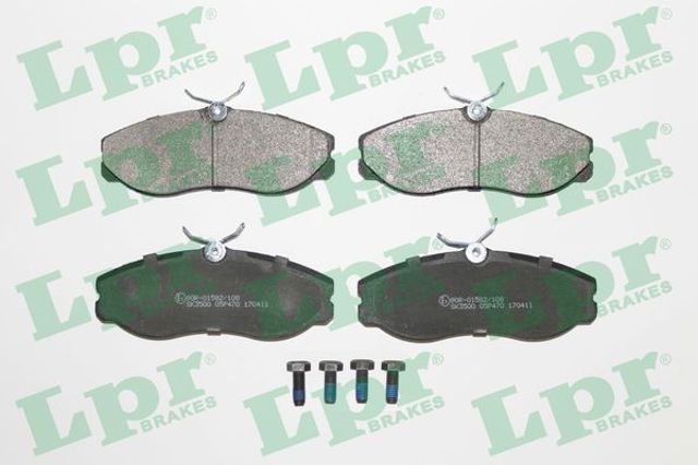 Колодки тормозные передние дисковые 05P470 LPR
