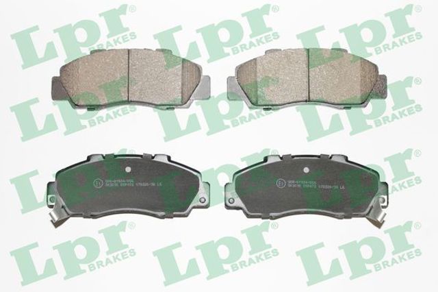 Колодки тормозные дисковые комплект 05P472 LPR