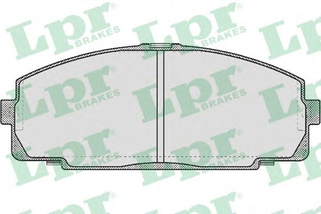 Колодки тормозные 05P577 LPR
