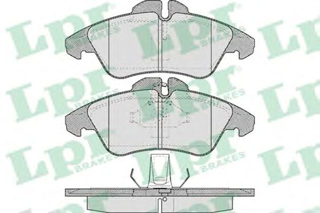 05P608 LPR Колодки тормозные передние дисковые купить в Николаев
