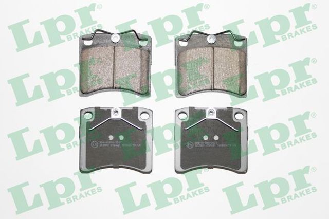 Колодки тормозные передние дисковые 05P631 LPR