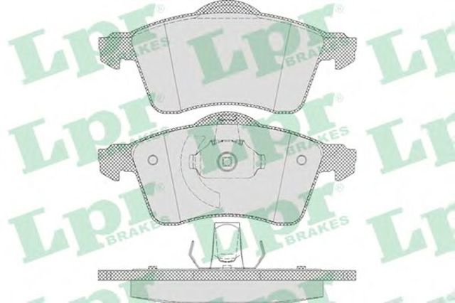 LPR 05P645 Колодки тормозные передние дисковые в наличии Черновцы