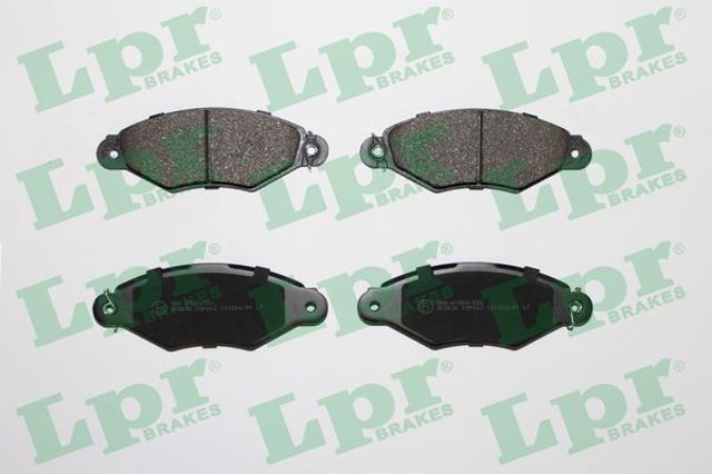 Колодки тормозные дисковые комплект 05P662 LPR