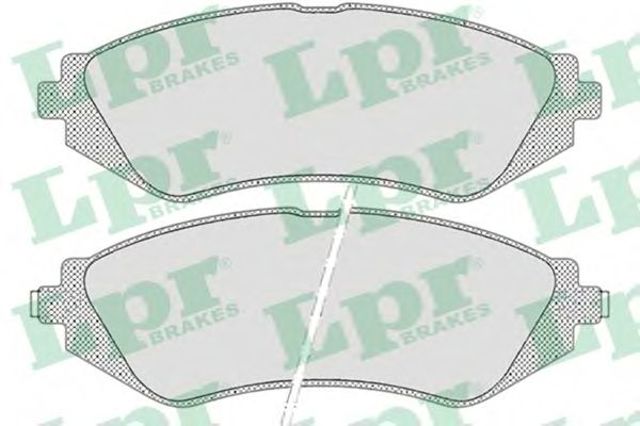 LPR 05P682 Колодки тормозные передние дисковые в наличии Каменское