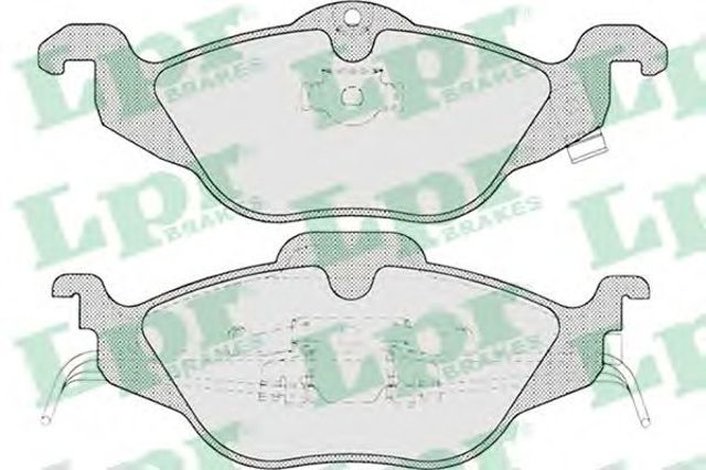 Колодки тормозные 05P698 LPR