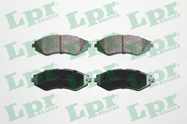 Колодки тормозные дисковые комплект 05P710 LPR