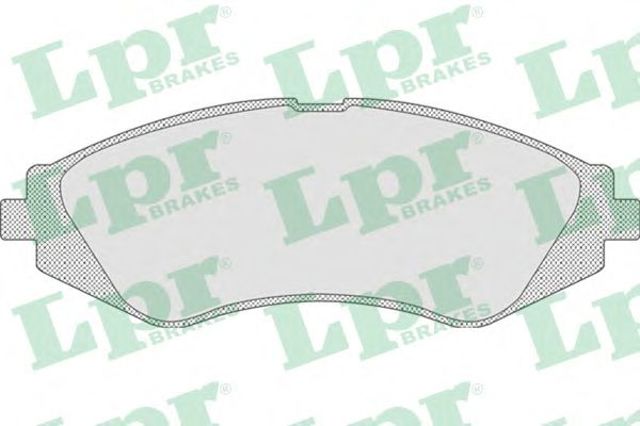 LPR 05P710 Передние тормозные колодки в наличии Ужгород