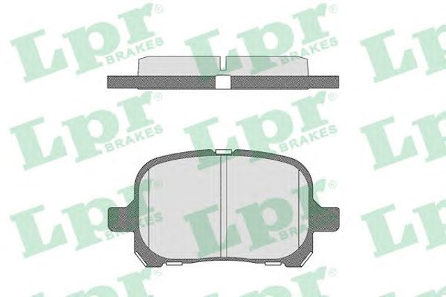 Тормозные колодки 05P712 LPR