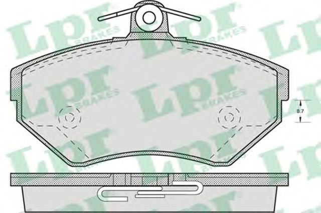 05P718 Передние тормозные колодки купить Павлоград