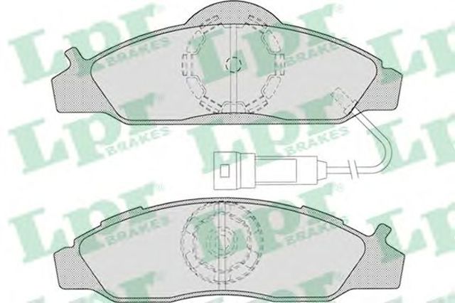 05P721 LPR Колодки тормозные передние дисковые купить в Полтава