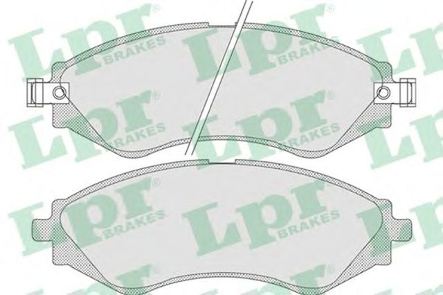 Колодки 05P729 LPR