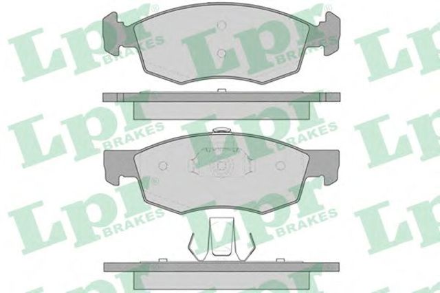 Передние тормозные колодки 05P756 LPR