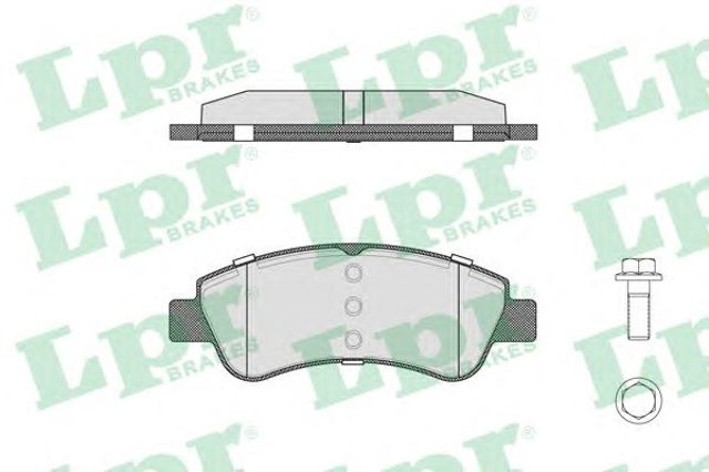 Тормозные колодки 05P789 LPR