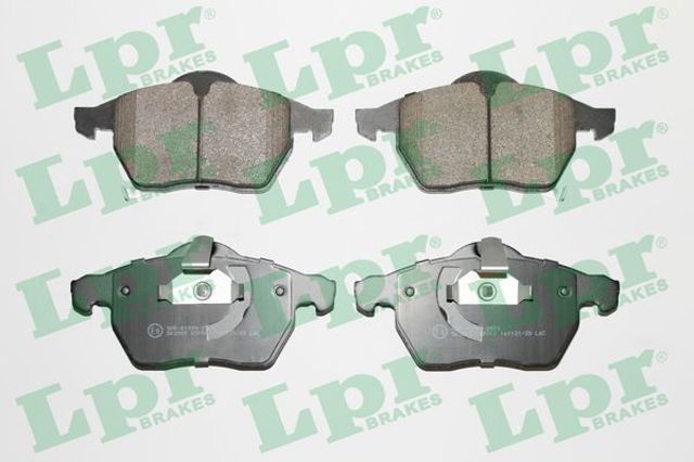 Колодки тормозные передние дисковые 05P812 LPR