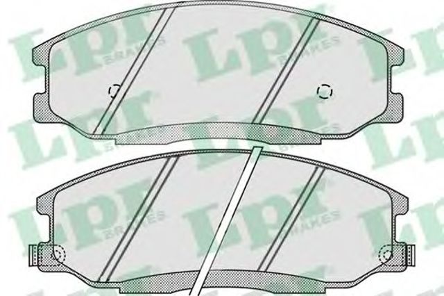 Колодки передние 05P860 LPR