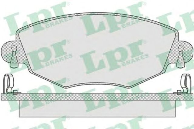 Тормозные колодки 05P865 LPR