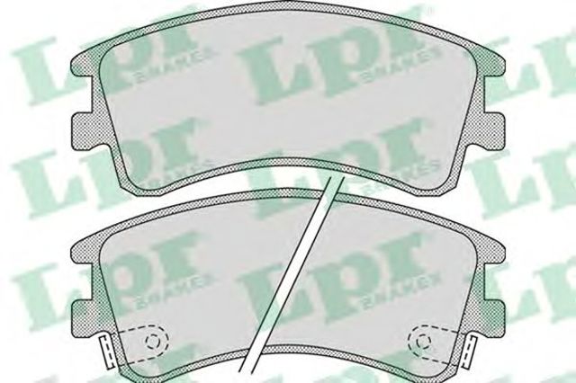 Колодки тормозные 05P878 LPR