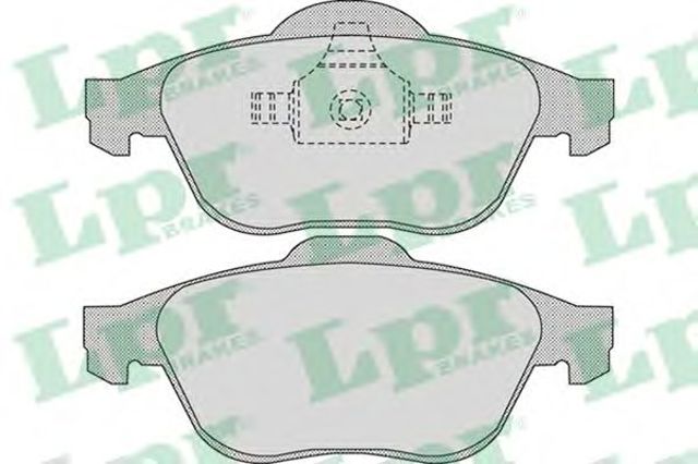 05P898 LPR Колодки тормозные передние дисковые купить в Каменское