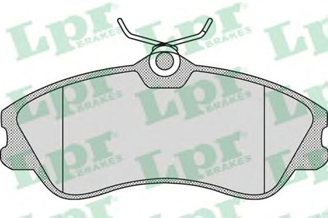 Колодки тормозные дисковые комплект 05P950 LPR