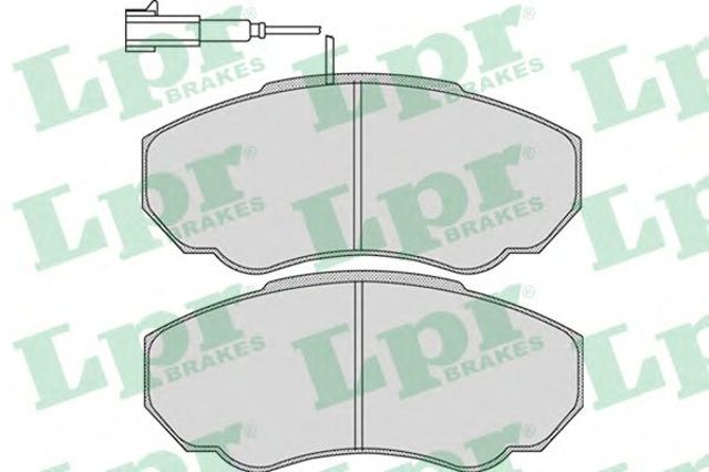 Тормозные колодки 05P966 LPR