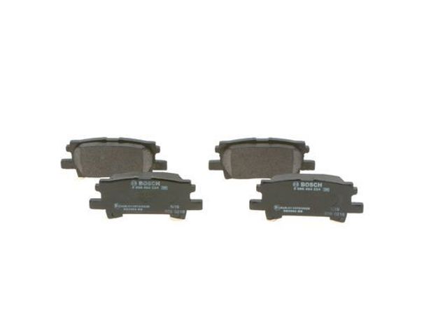 0986494224 BOSCH Задние тормозные колодки купить в Киев