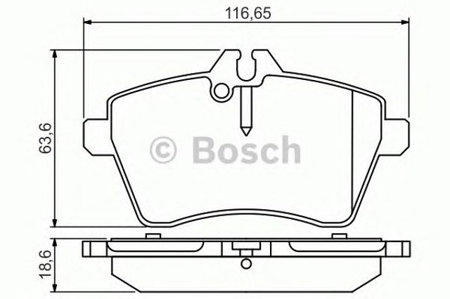 Колодки тормозные дисковые комплект Mercedes A