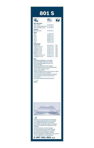 3397001802 BOSCH Щетки стеклоочистителя купить в Запорожье