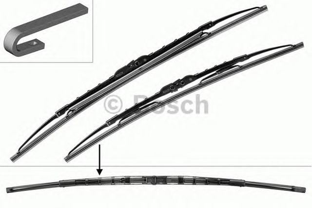 BOSCH 3397001802 Щетка-дворник лобового стекла, комплект из 2 шт. в наличии Харьков
