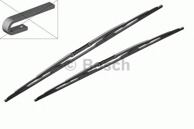 3397001909 BOSCH Щетка-дворник лобового стекла, комплект из 2 шт. купить в Каменское