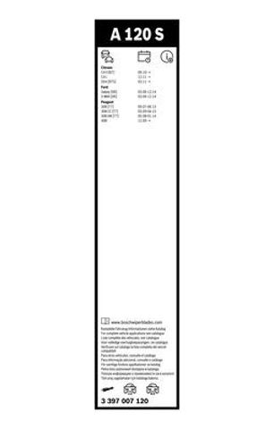 BOSCH 3397007120 Щетки стеклоочистителя в наличии Хмельницкий