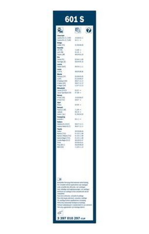 3397010297 BOSCH Щетка-дворник лобового стекла пассажирская купить в Украина