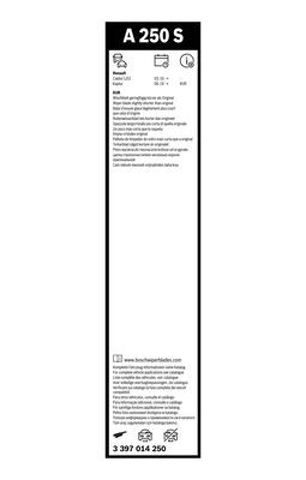3397014250 BOSCH Щетка-дворник лобового стекла, комплект из 2 шт. купить в Харьков