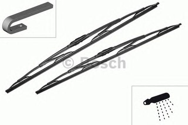 BOSCH 3397118309 Щетка-дворник лобового стекла, комплект из 2 шт. в наличии Тернополь