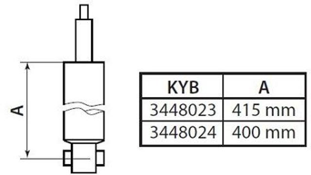 3448023 Амортизатор задний купить Винница