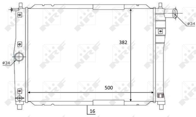 NRF 59122 Радиатор в наличии Черновцы