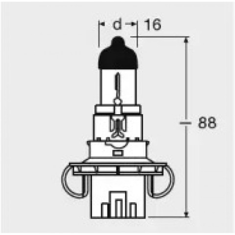 9008 OSRAM Лампочка галогенная купить в Ужгород