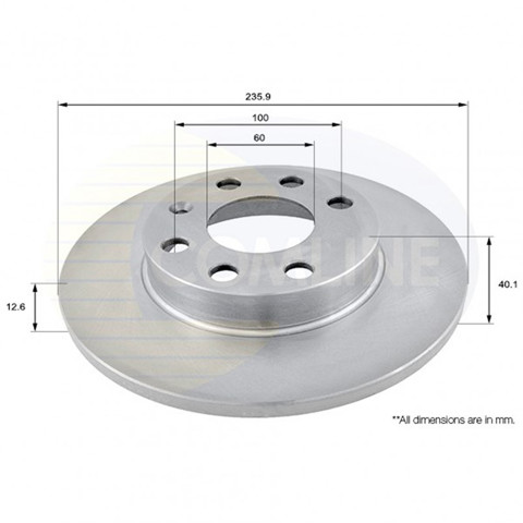 Ротор тормозной ADC1101 COMLINE
