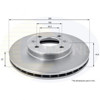 Передний тормозной диск ADC2408V COMLINE