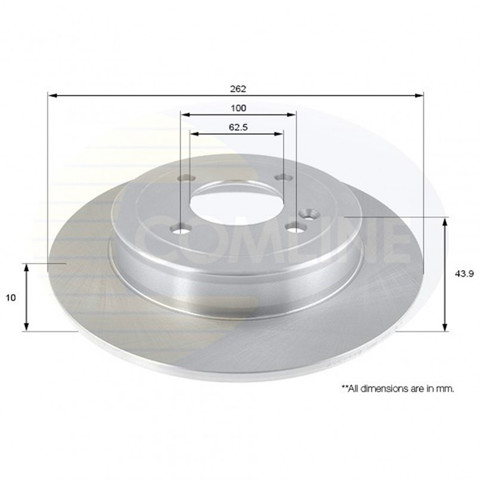 Тормозные диски ADC2419 COMLINE