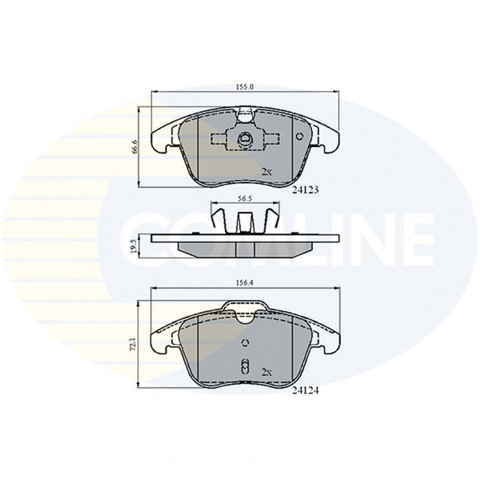 Колодки CBP01591 COMLINE