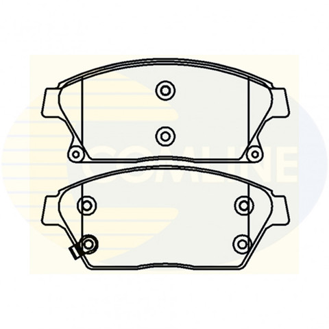 Передние тормозные колодки CBP32037 COMLINE