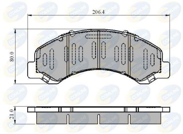 Колодки передние CBP3919 COMLINE