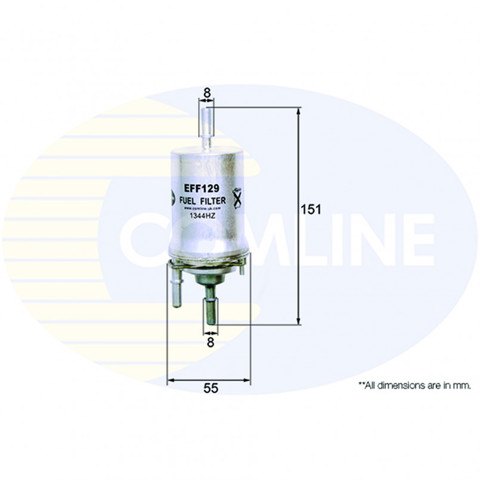Фильтр тонкой очистки топлива EFF129 COMLINE