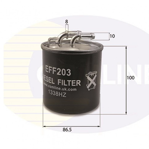 Фильтр тонкой очистки топлива EFF203 COMLINE