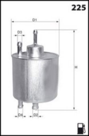 ELE6029 MECAFILTER Топливный фильтр купить в Винница