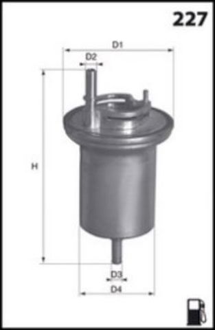 Топливный фильтр ELE6063 MECAFILTER