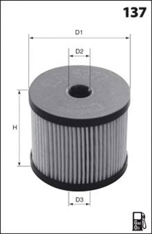 MECAFILTER ELG5416 Фильтр топливный в наличии Сумы