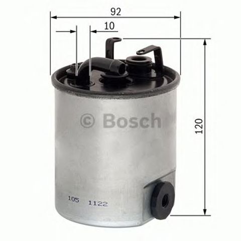 F026402003 BOSCH Топливный фильтр купить в Ужгород